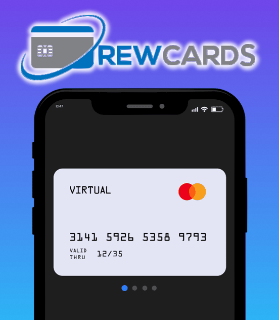 No KYC debit card displayed on smartphone